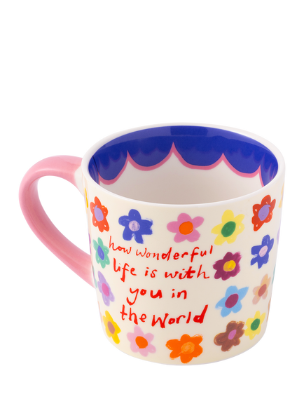Eleanor Bowmer How Wonderful New Bone China Mug, 300ml - view 2, Multi Multi