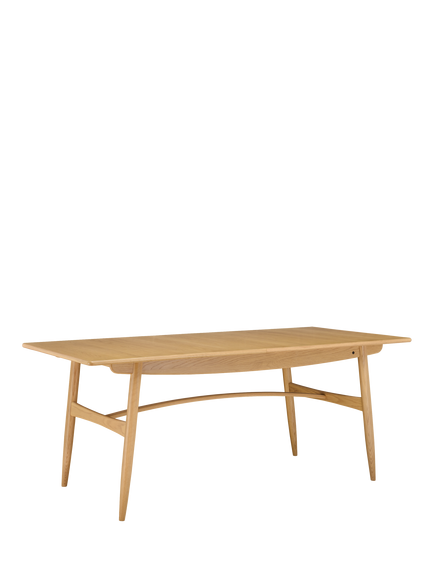 ercol Chartridge 6-8 Seater Extending Dining Table, Oak, Oak