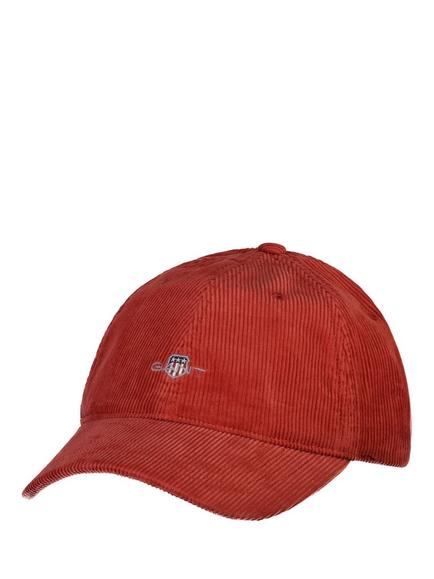 GANT Shield Corduroy Baseball Cap, Warm Spice, Warm Spice