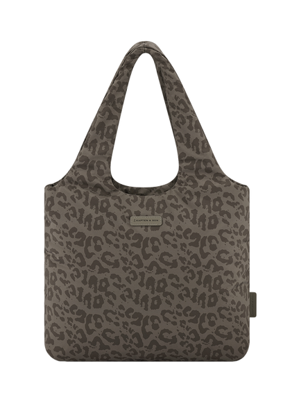 Kapten & Son Skara Cloud Shopper Bag, Leopard Brown