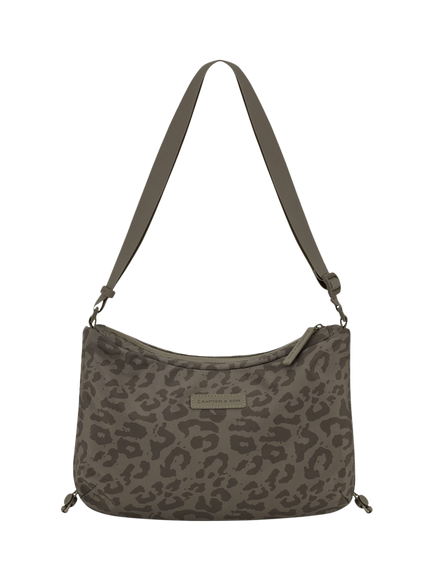 Kapten & Son Skara Small Shoulder Bag, Leopard Brown