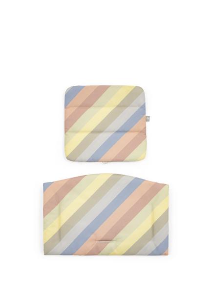 Stokke Tripp Trapp Cushion, Pastel Stripes - view 2, Pastel Stripes