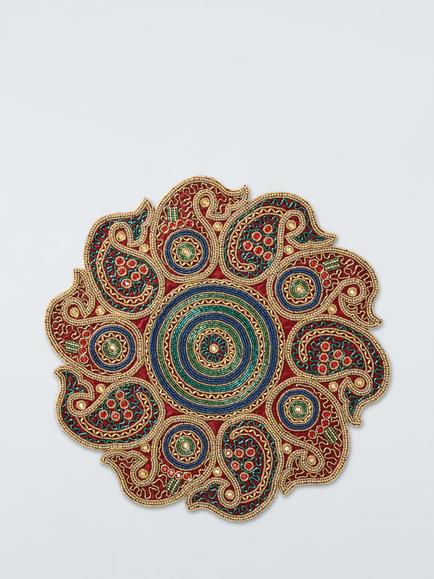 John Lewis Diwali Beaded Table Centrepiece, 52cm, Multi - view 2, Multi
