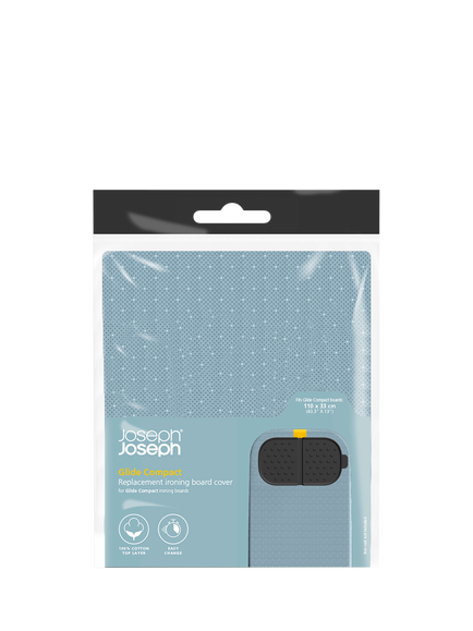 Joseph Joseph Glide Compact Ironing Board Replacement Cover, Grey, Grey/Yellow