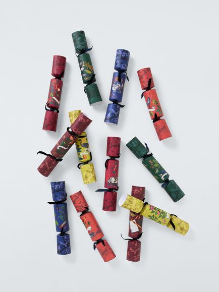 John Lewis 12 Days Christmas Crackers, Pack of 12, Multi Colour