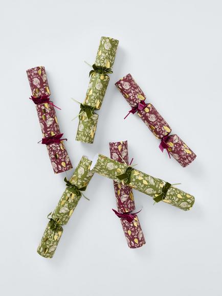 John Lewis Partridge Luxury Christmas Crackers, Pack of 6, Multi Colour