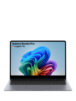 Samsung Galaxy Book6 Pro Laptop, Intel Core Ultra 7 Processor, 16GB RAM, 512GB SSD, 14” WQXGA+, Grey, Grey