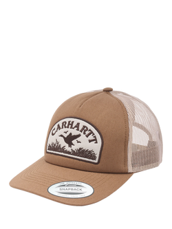 Carhartt WIP Take Off Trucker Cap, Brown Mid, Brown Mid