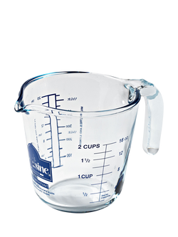 Ôcuisine Glass Measuring Jug, 500ml, Clear, Clear