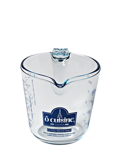Ôcuisine Glass Measuring Jug, 1L, Clear - view 2, Clear