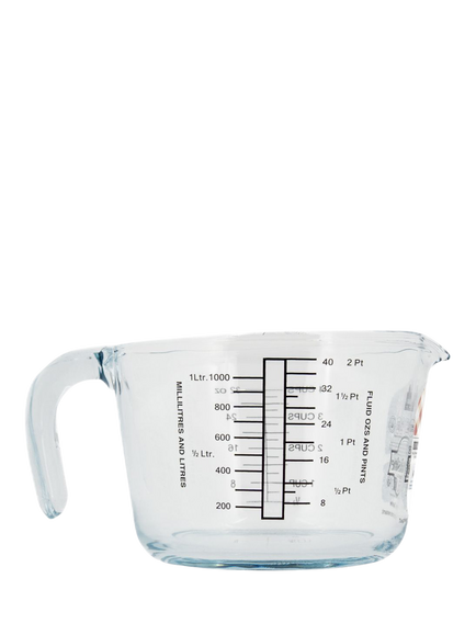 Ôcuisine Glass Measuring Jug, 1L, Clear - view 2, Clear