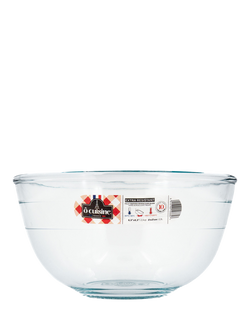 Ôcuisine Glass Mixing Bowl, 3.1L, Clear, Clear