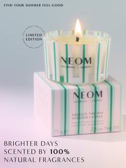 NEOM Wellbeing London Squeeze The Day Travel Candle, 75g - view 2, Multi