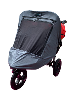 SnoozeShade Twin Deluxe Stroller Shade, Black