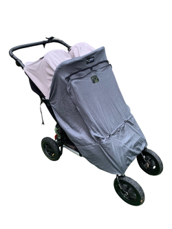 SnoozeShade Twin Deluxe Stroller Shade - view 2, Black