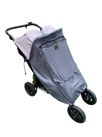 SnoozeShade Twin Deluxe Stroller Shade - view 2, Black