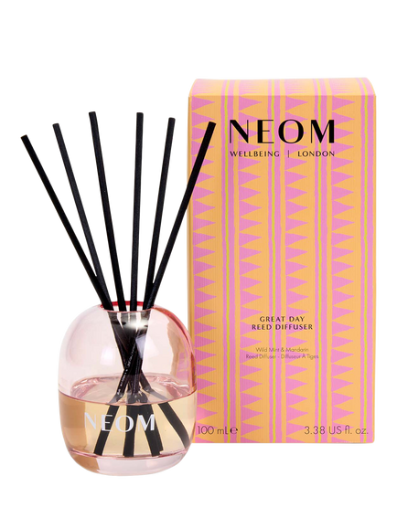 NEOM Wellbeing London Great Day Reed Diffuser, 100ml, Multi