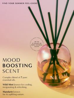 NEOM Wellbeing London Great Day Reed Diffuser, 100ml - view 2, Multi