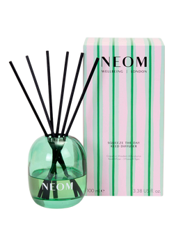 NEOM Wellbeing London Squeeze The Day Reedd Diffuser, 100ml, Multi