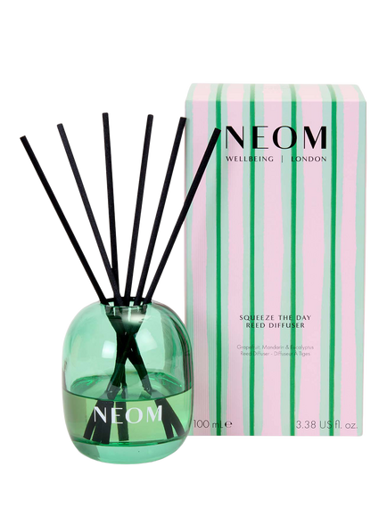 NEOM Wellbeing London Squeeze The Day Reedd Diffuser, 100ml, Multi