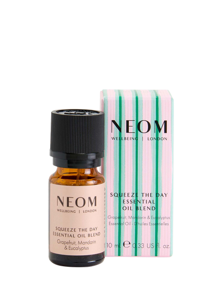 NEOM Wellbeing London Squeeze The Day Essential Oil Blend, 10ml, Multi