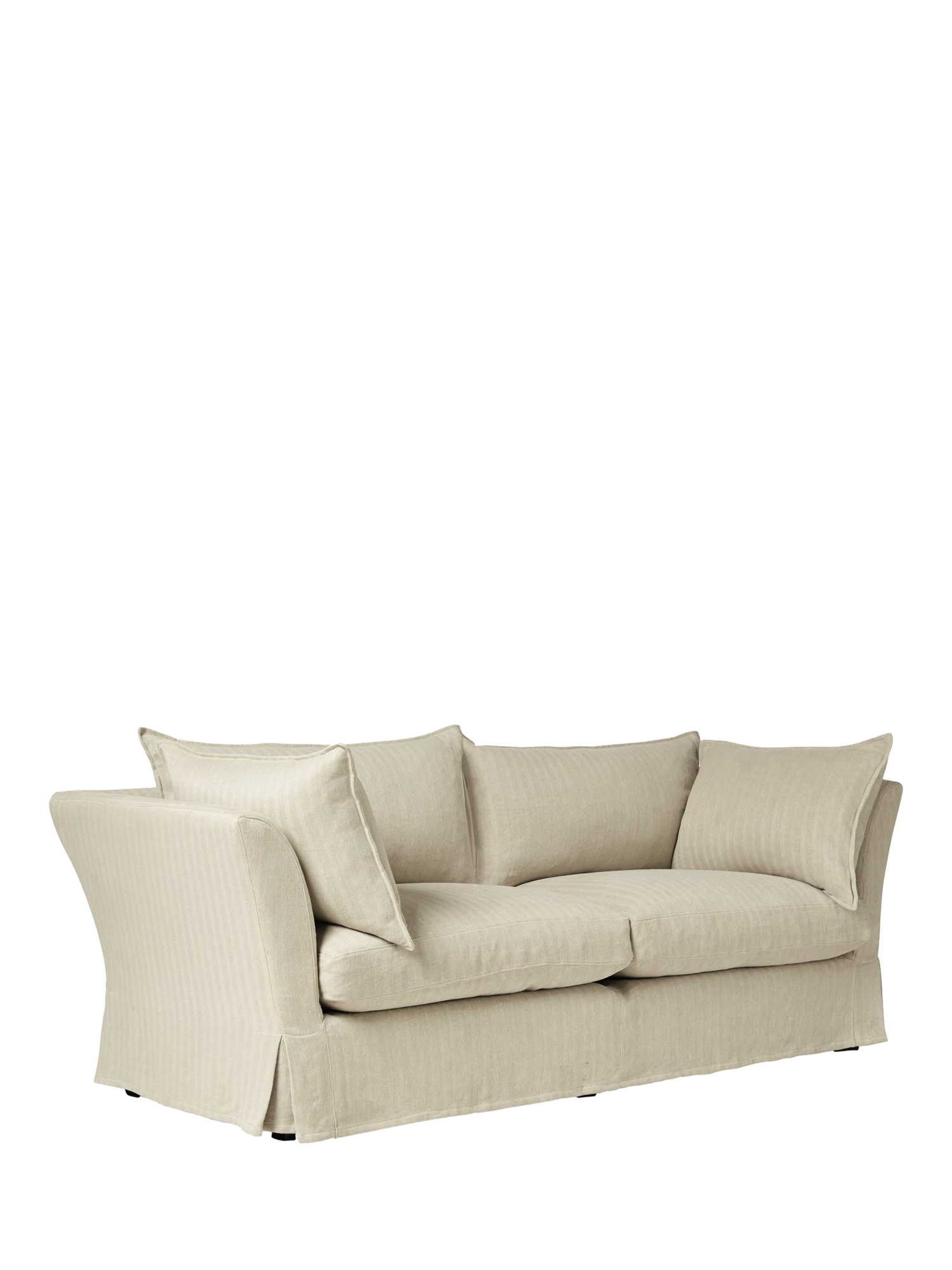 Avitus Range, OKA Avitus 3 Seater Sofa, Flax