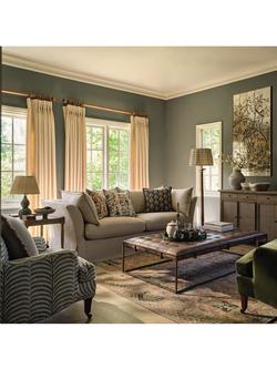 OKA Avitus 3 Seater Sofa, Flax - view 2, Flax