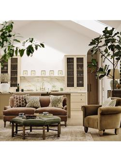 OKA Coleridge 3 Seater Sofa, Apricot - view 2, Apricot