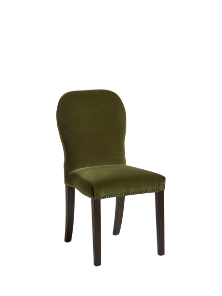 OKA Stafford Upholstered Dining Chair, Spruce