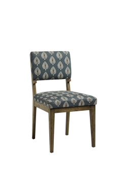 OKA Vincent Dining Chair, Ocellus Petrol, Ocellus Petrol