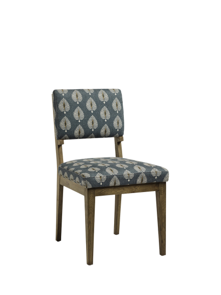 OKA Vincent Dining Chair, Ocellus Petrol, Ocellus Petrol