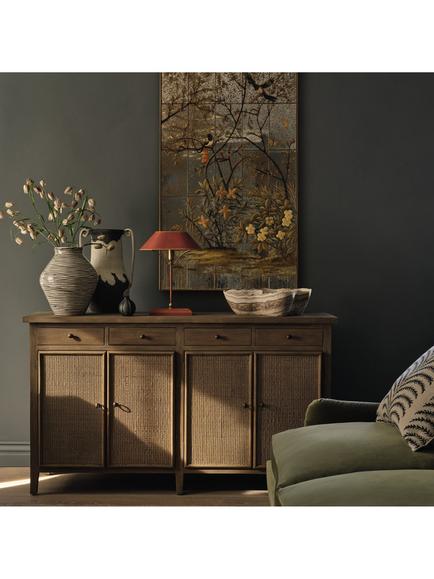 OKA Balabac Rattan Sideboard, Natural - view 2, Natural