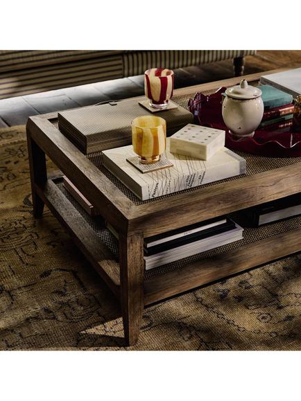 OKA Alicia Coffee Table, Natural - view 2, Natural