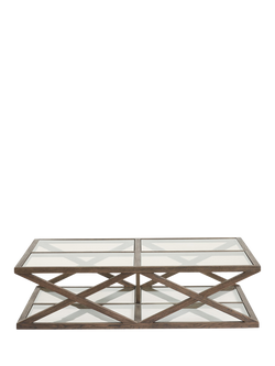 OKA Marylebone Large Coffee Table, Espresso, Espresso