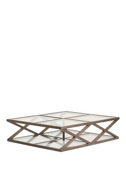 OKA Marylebone Large Coffee Table, Espresso - view 2, Espresso