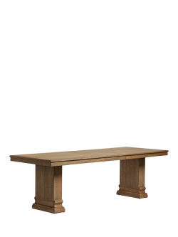 OKA Turnus Extending Dining Table, Weathered Oak, Weathered Oak