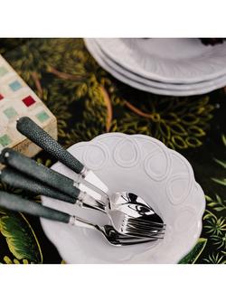 OKA Nephele Ceramic Cereal Bowl, Set of 4, 15cm, White - view 2, White