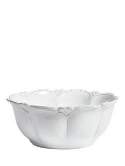 OKA Nephele Ceramic Serving Bowl, 28cm, White, White