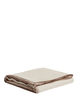 OKA Elias Linen Tablecloth, 300 x 175cm, Putty, Putty