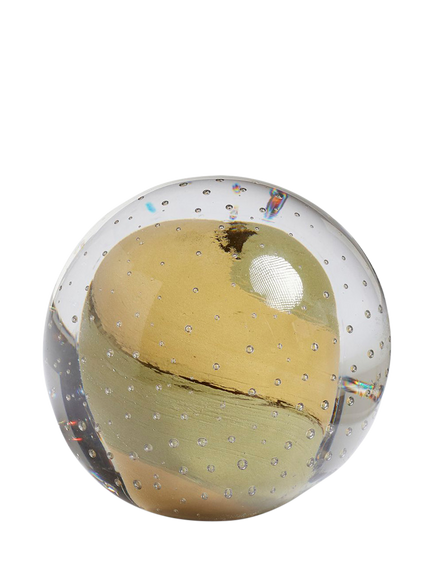 OKA Tivona Glass Paper Weight, Clear/Multi, Multi