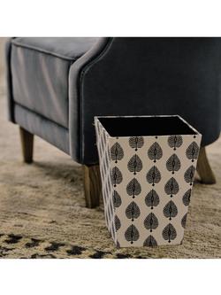 OKA Ocellus Small Waste Paper Bin, Natural - view 2, Natural