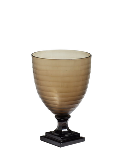 OKA Liora Candle Holder, Taupe, Taupe