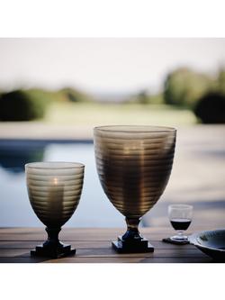 OKA Liora Candle Holder, Taupe - view 2, Taupe