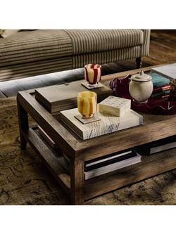 OKA Astley Stripe Candle Holders, Set of 2, Multi - view 2, Multi