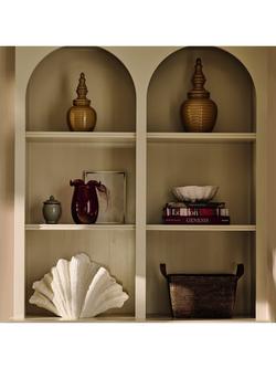 OKA Adorno Ceramic Lidded Containers, Set of 2, Mustard - view 2, Mustard