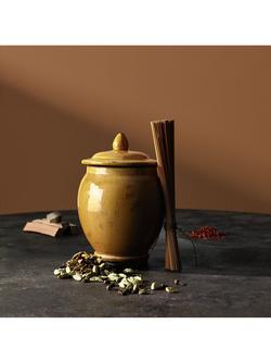 OKA Cardamom Hills Scented Candle, 1.6kg - view 2, Mustard