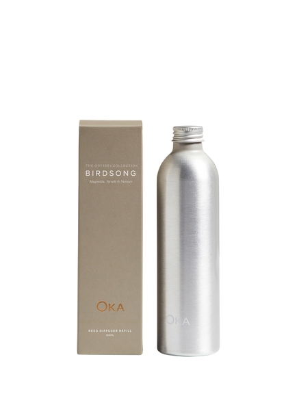 OKA Birdsong Diffuser Refill Liquid, 250ml, Clear
