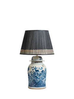OKA Fenghuang Ceramic Table Lamp Base, Blue, Blue