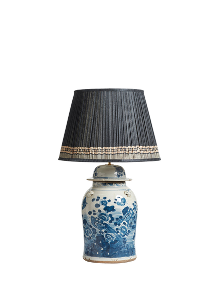 OKA Fenghuang Ceramic Table Lamp Base, Blue, Blue