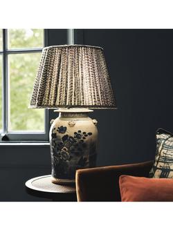 OKA Fenghuang Ceramic Table Lamp Base, Blue - view 2, Blue